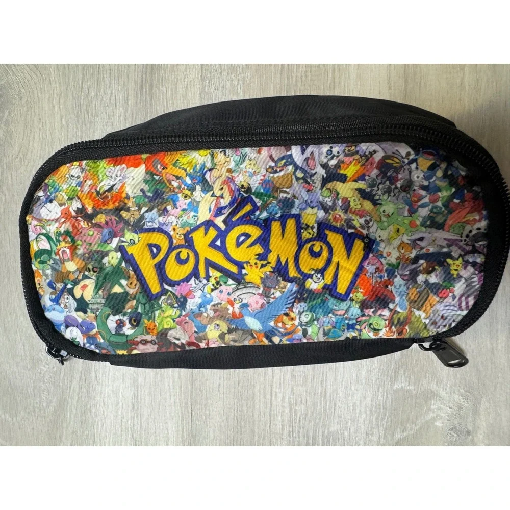 Pokemon Kids Backpack Lunch Bag Pencil Case 3-Piece Set Allover Character Print